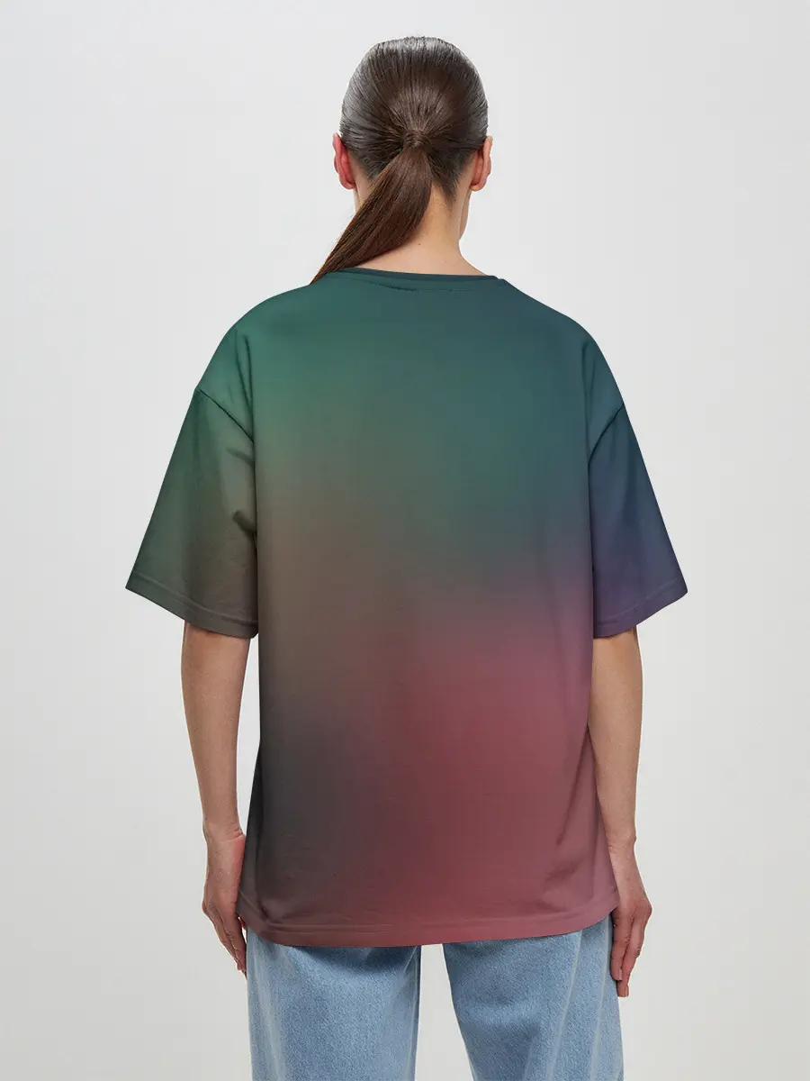 Женская футболка оверсайз / Мистик