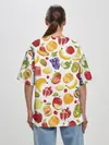 Женская футболка оверсайз / Фрукты