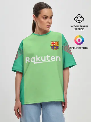 Женская футболка оверсайз / Ter Stegen home 18-19