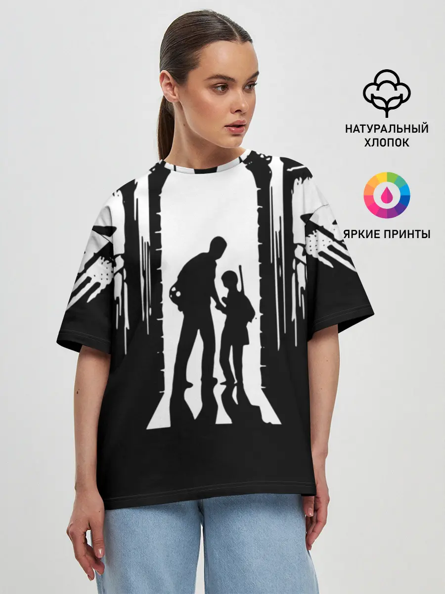 Женская футболка оверсайз / THE LAST OF US
