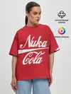 Женская футболка оверсайз / NUKA COLA