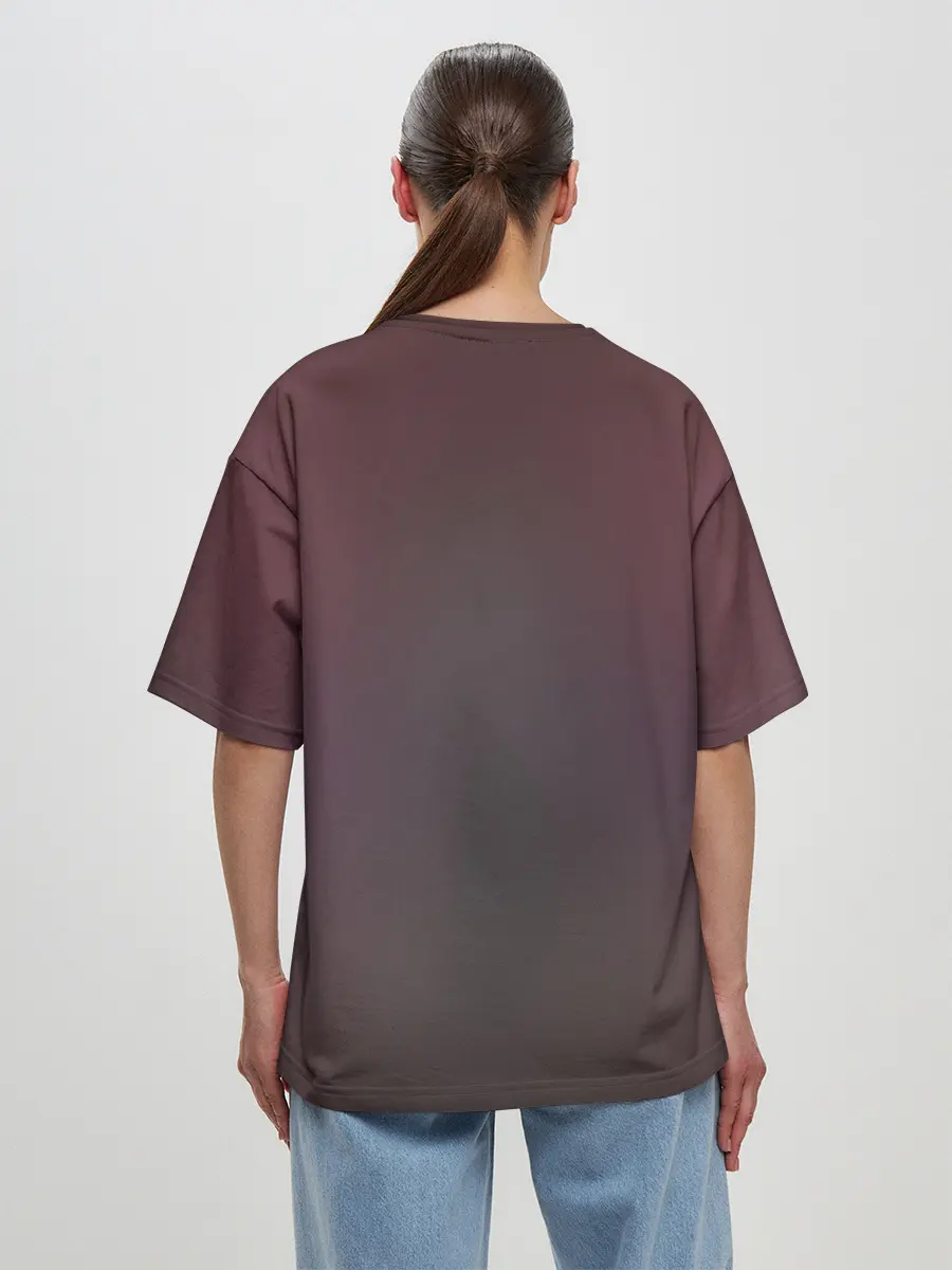 Женская футболка оверсайз / Mob Psycho 100