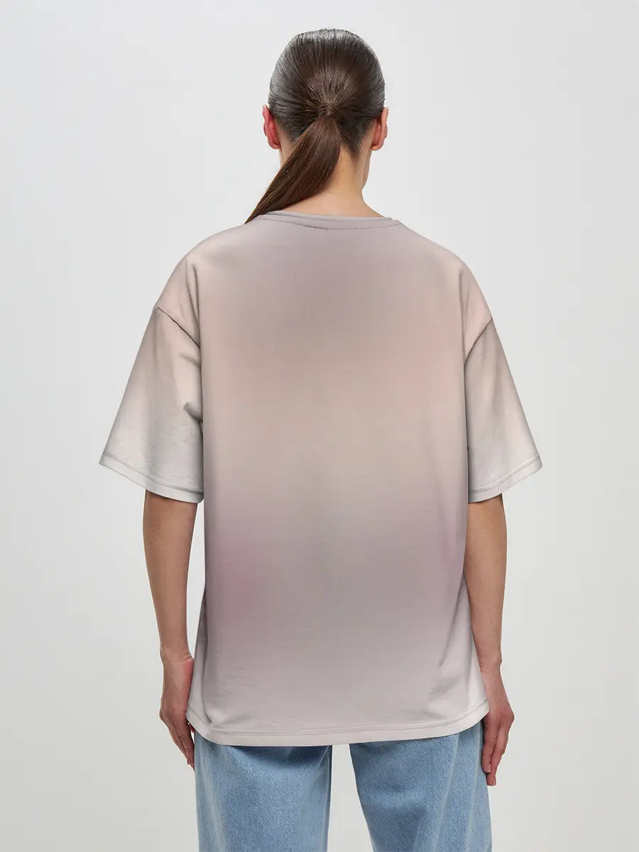 Женская футболка оверсайз / Рейчел ангел