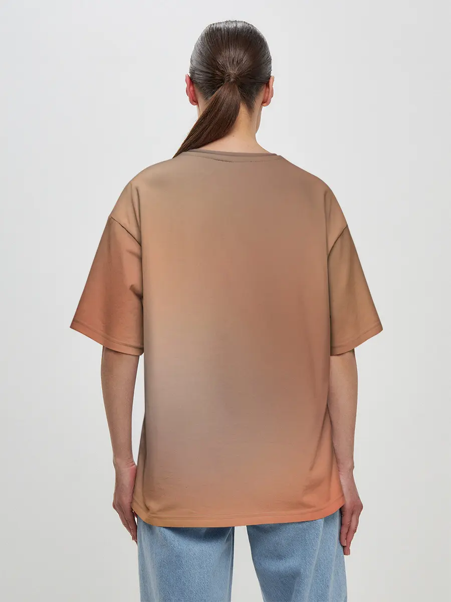 Женская футболка оверсайз / гинтоки саката самурай