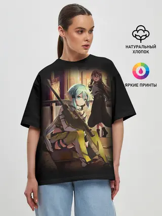 Женская футболка оверсайз / Bullet of Bullets