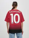 Женская футболка оверсайз / Rashford home 18-19