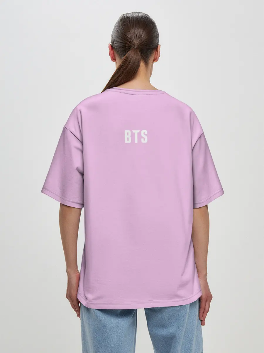 Женская футболка оверсайз / BTS