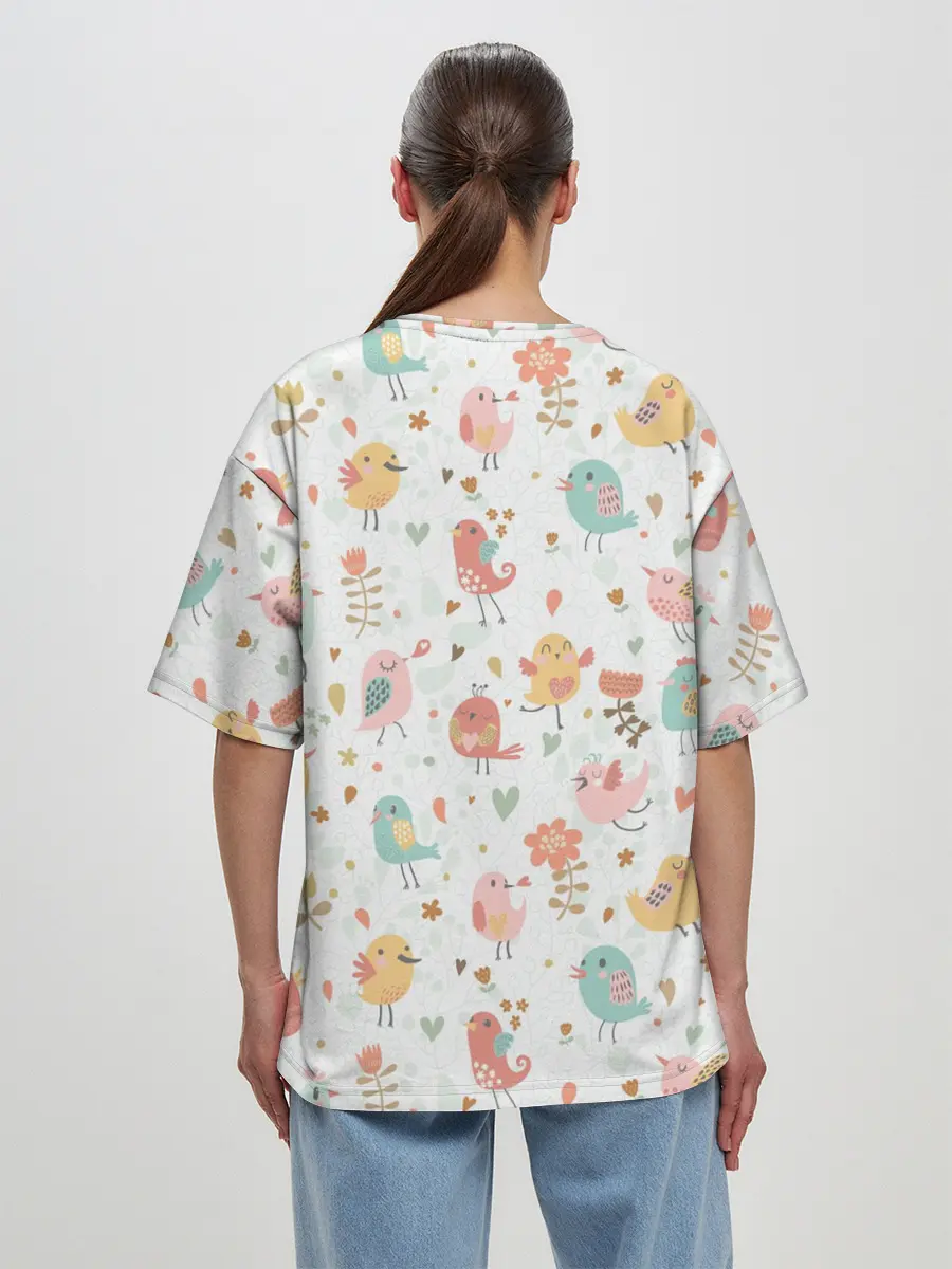 Женская футболка оверсайз / педиатр