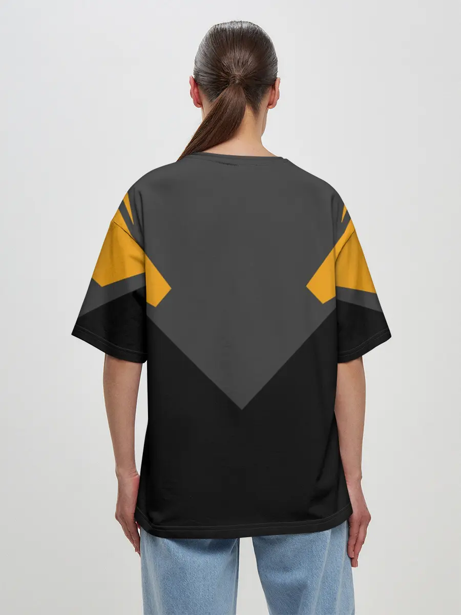 Женская футболка оверсайз / Хвост Феи абстрация