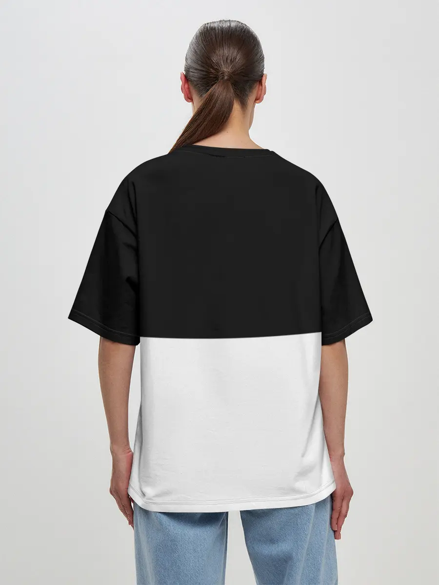 Женская футболка оверсайз / Kumamon повис