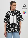 Женская футболка оверсайз / BTS