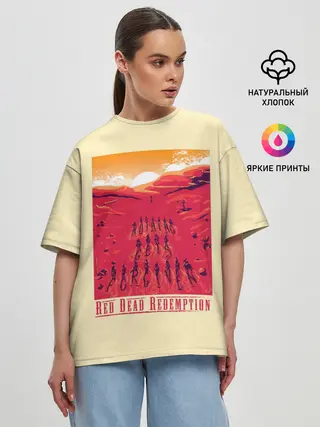 Женская футболка оверсайз / Nothing gets forgiven