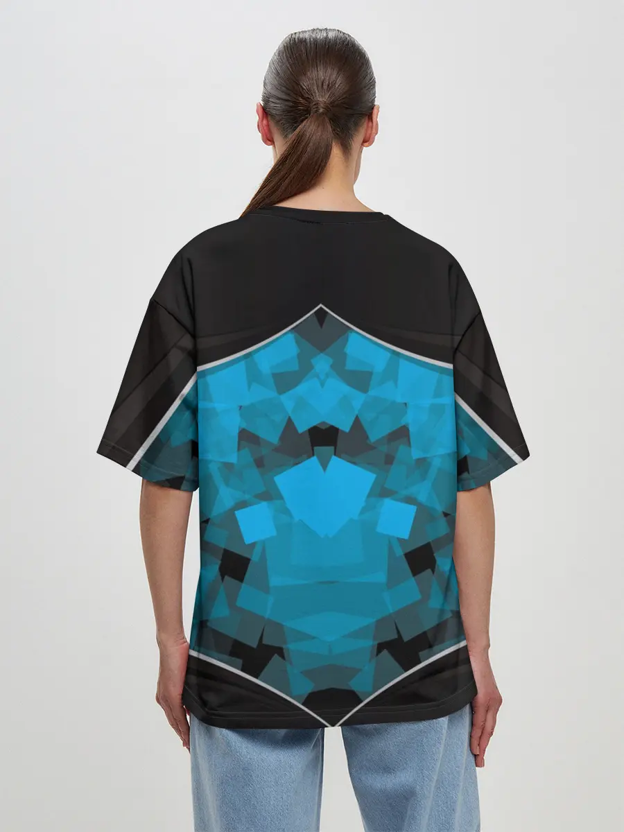 Женская футболка оверсайз / PUBG Steel Armor