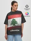 Женская футболка оверсайз / LEBANON