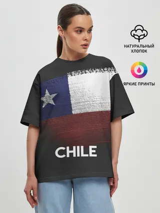 Женская футболка оверсайз / Chile