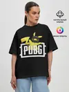 Женская футболка оверсайз / Pikachu PUBG