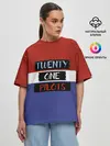 Женская футболка оверсайз / Twenty one pilots