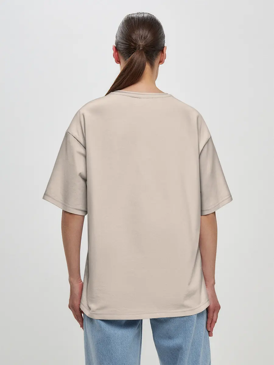 Женская футболка оверсайз / Замурчательно