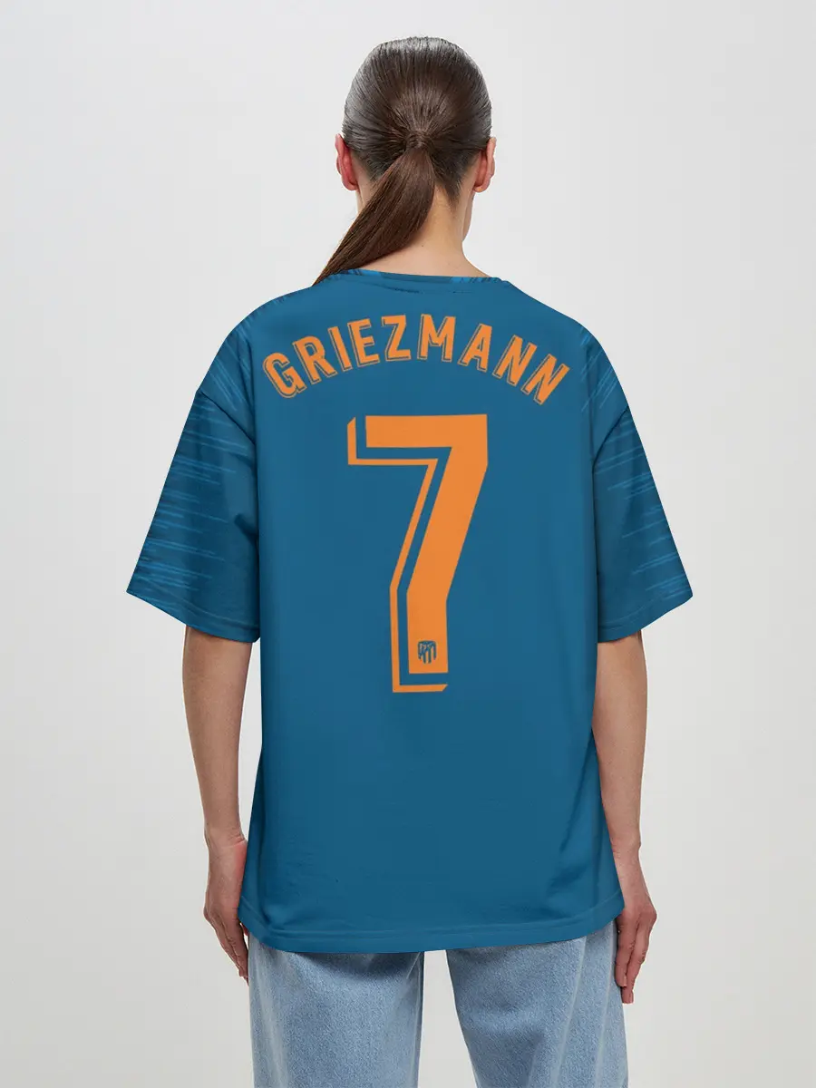 Женская футболка оверсайз / Griezmann alternative 18-19