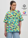 Женская футболка оверсайз / 80-е