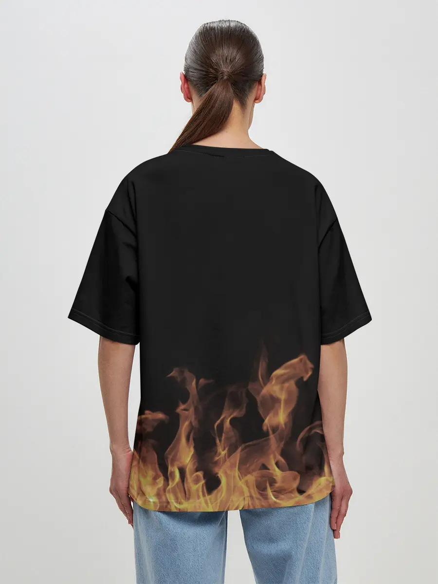 Женская футболка оверсайз / Dark Souls