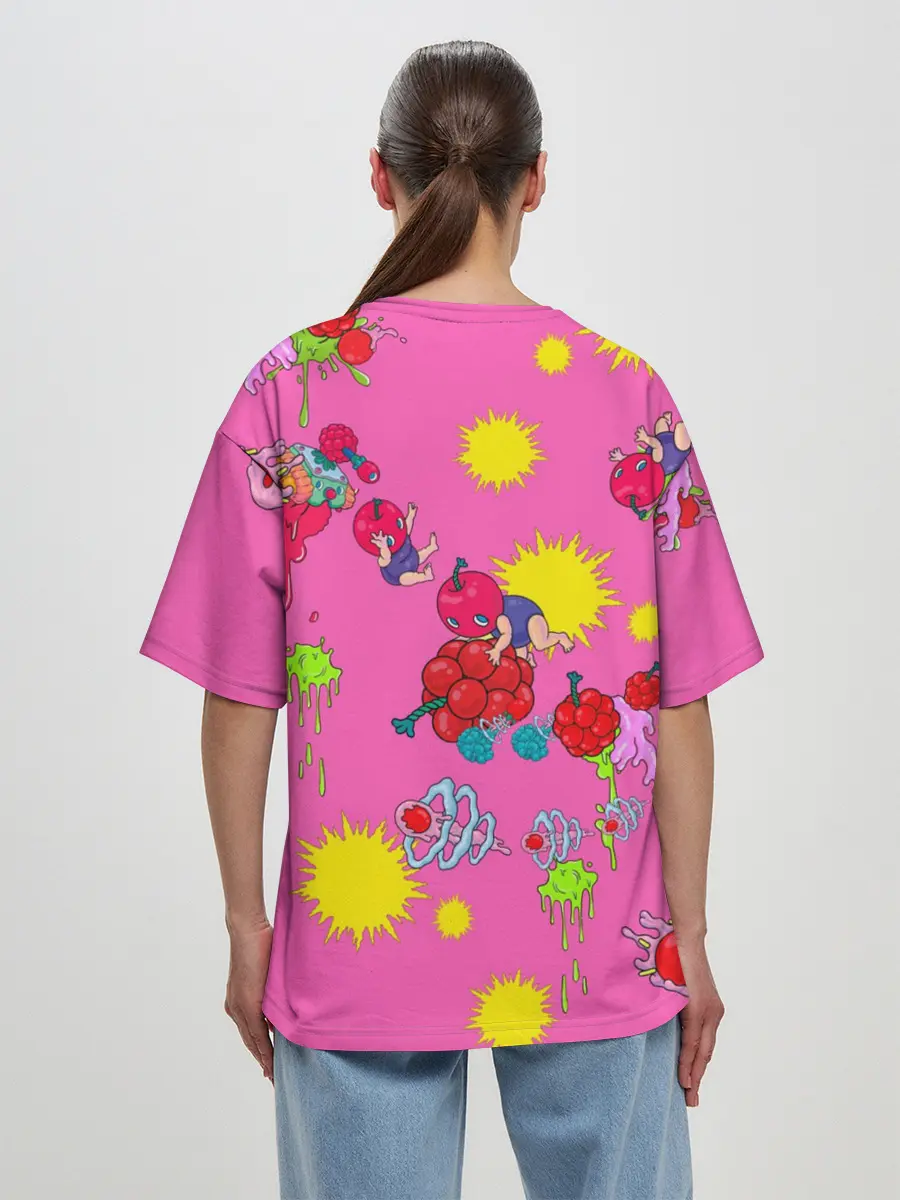 Женская футболка оверсайз / NCT 127. Cherry Bomb