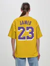 Женская футболка оверсайз / James 18-19 LA Lakers home