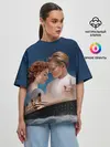 Женская футболка оверсайз / Титаник