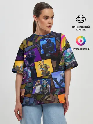 Женская футболка оверсайз / FORTNITE | ФОРТНАЙТ