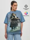 Женская футболка оверсайз / Титаник постер