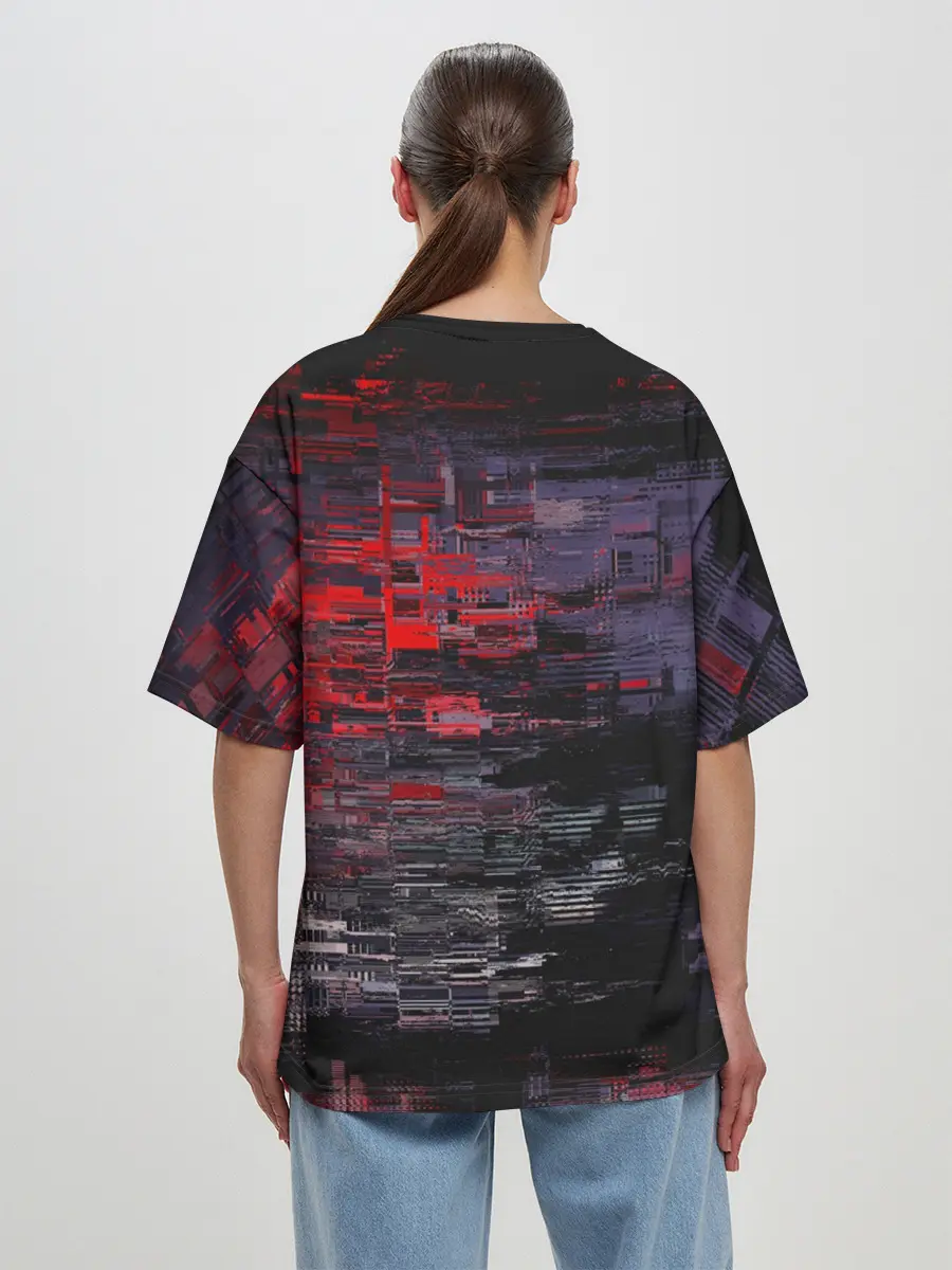 Женская футболка оверсайз / CYBERPUNK 2077