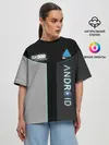 Женская футболка оверсайз / DETROIT: BECOME HUMAN.