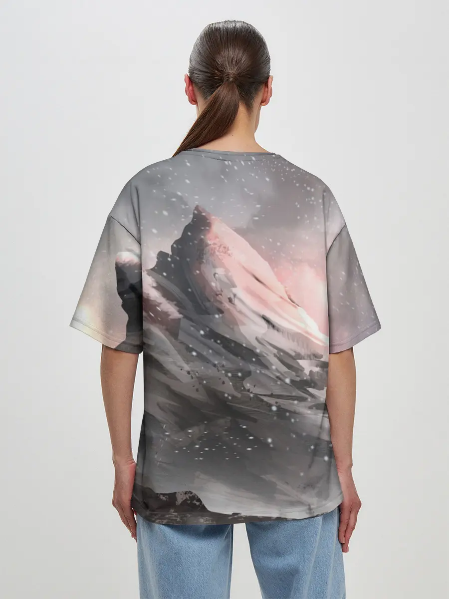 Женская футболка оверсайз / The Elder Scrolls Skyrim