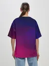 Женская футболка оверсайз / Abstract simple colors