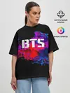 Женская футболка оверсайз / BTS