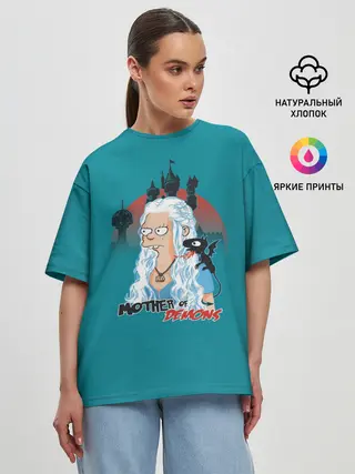 Женская футболка оверсайз / Disenchantment. Mother