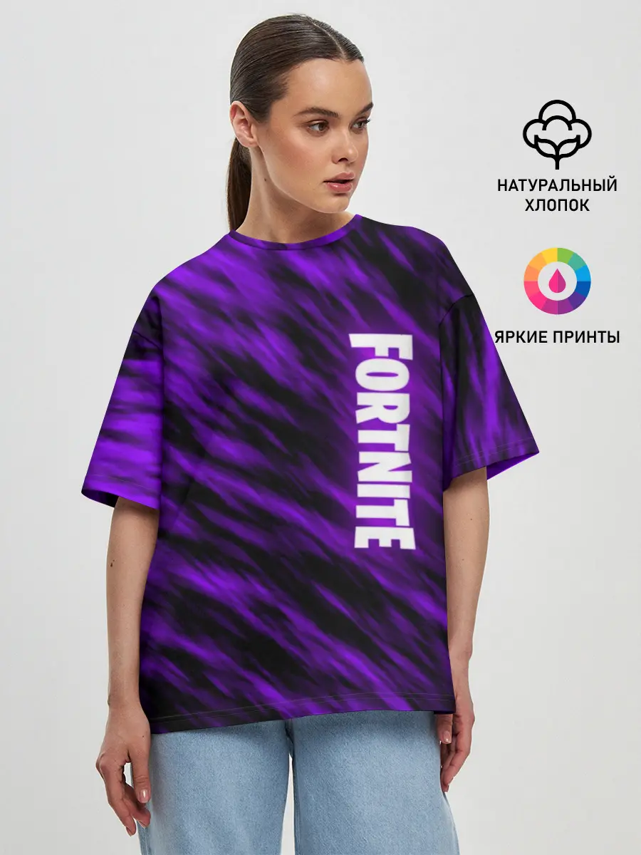 Женская футболка оверсайз / FORTNITE