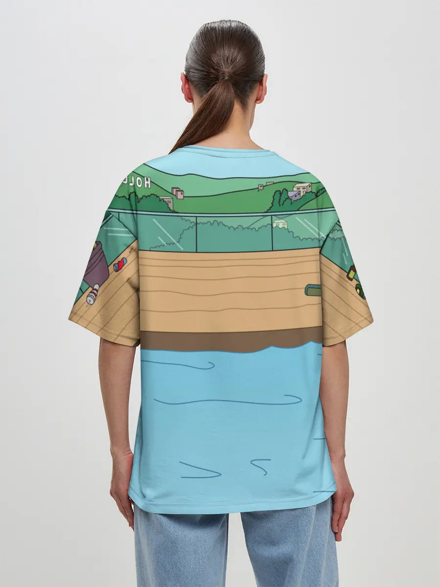 Женская футболка оверсайз / Конь БоДжек