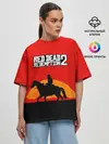 Женская футболка оверсайз / Red Dead Redemption 2