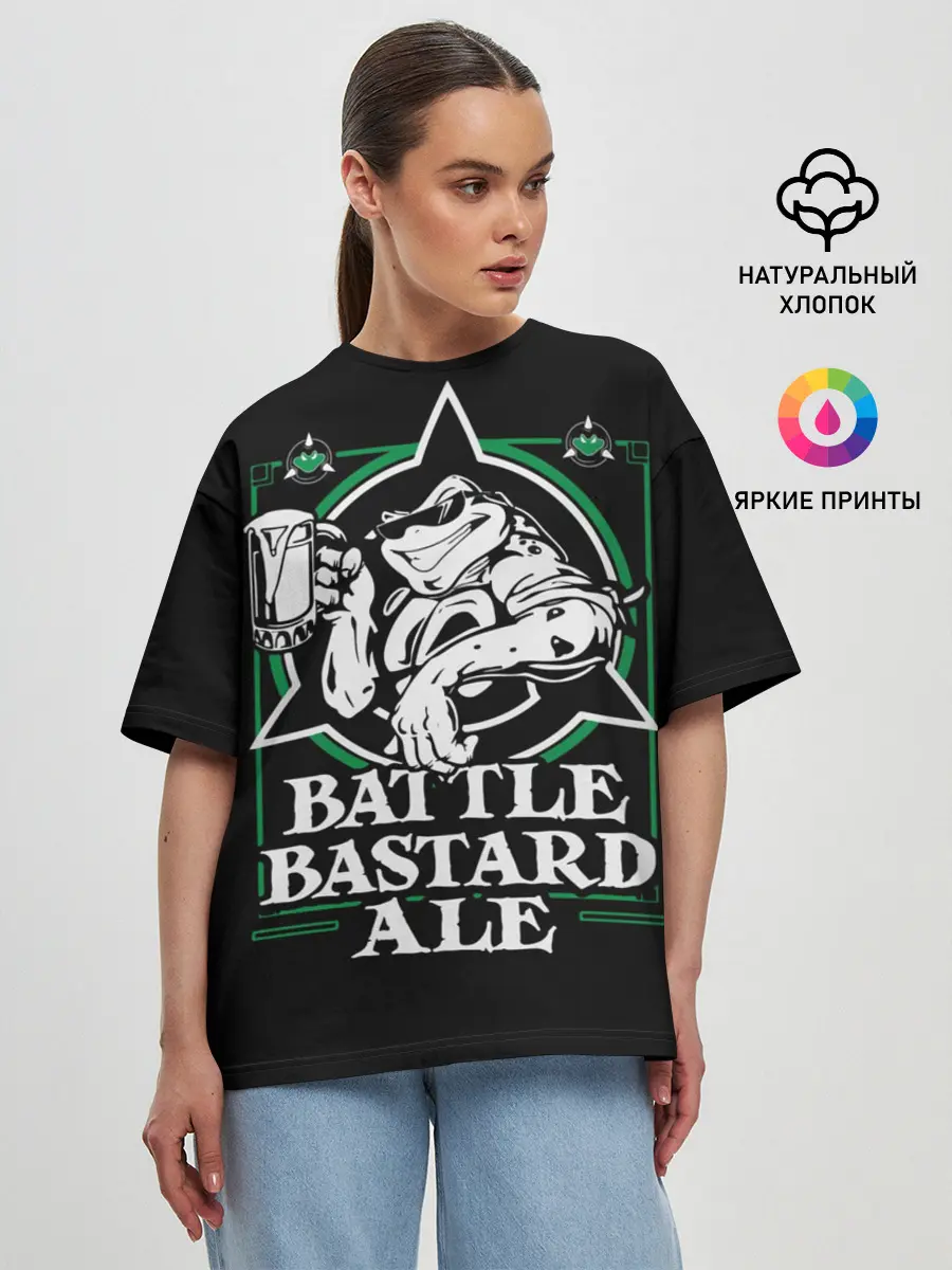 Женская футболка оверсайз / Battletoads