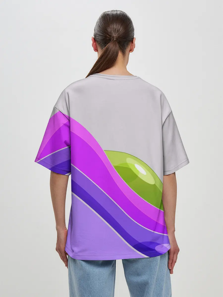 Женская футболка оверсайз / Jojo Jotaro