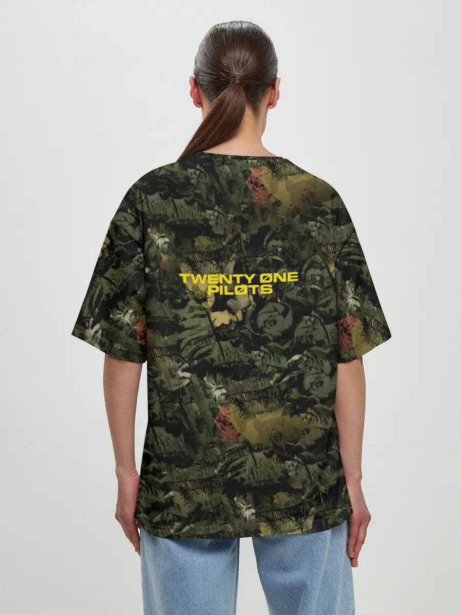 Женская футболка оверсайз / Twenty One Pilots