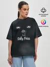 Женская футболка оверсайз / Sally Face