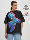 Женская футболка оверсайз / Mega Man