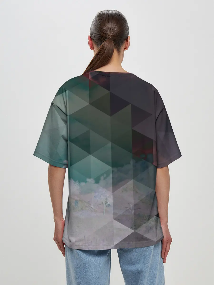 Женская футболка оверсайз / FarCry polygon