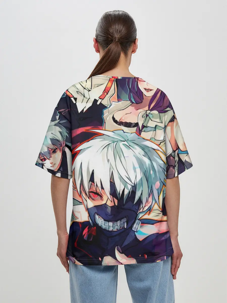 Женская футболка оверсайз / Tokyo Ghoul