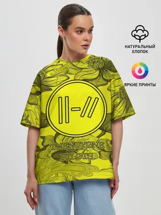 Женская футболка оверсайз / TWENTY ONE PILOTS