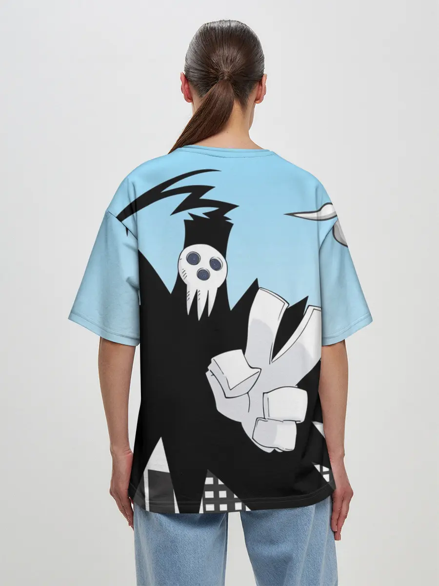 Женская футболка оверсайз / Soul Eater - Shinigami