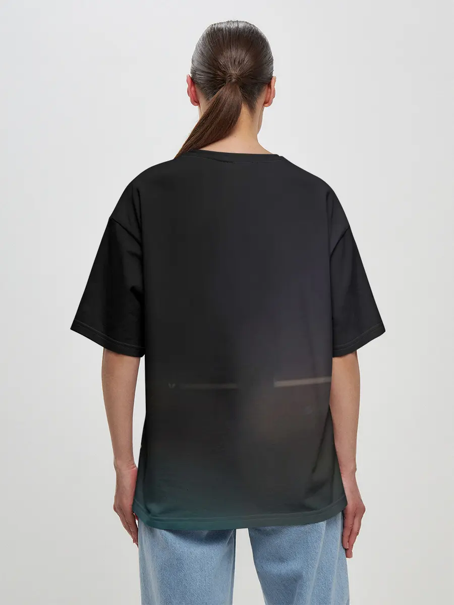 Женская футболка оверсайз / Аниме Слизь