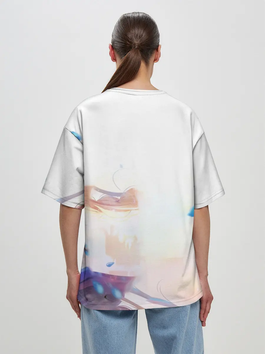 Женская футболка оверсайз / Алисизация